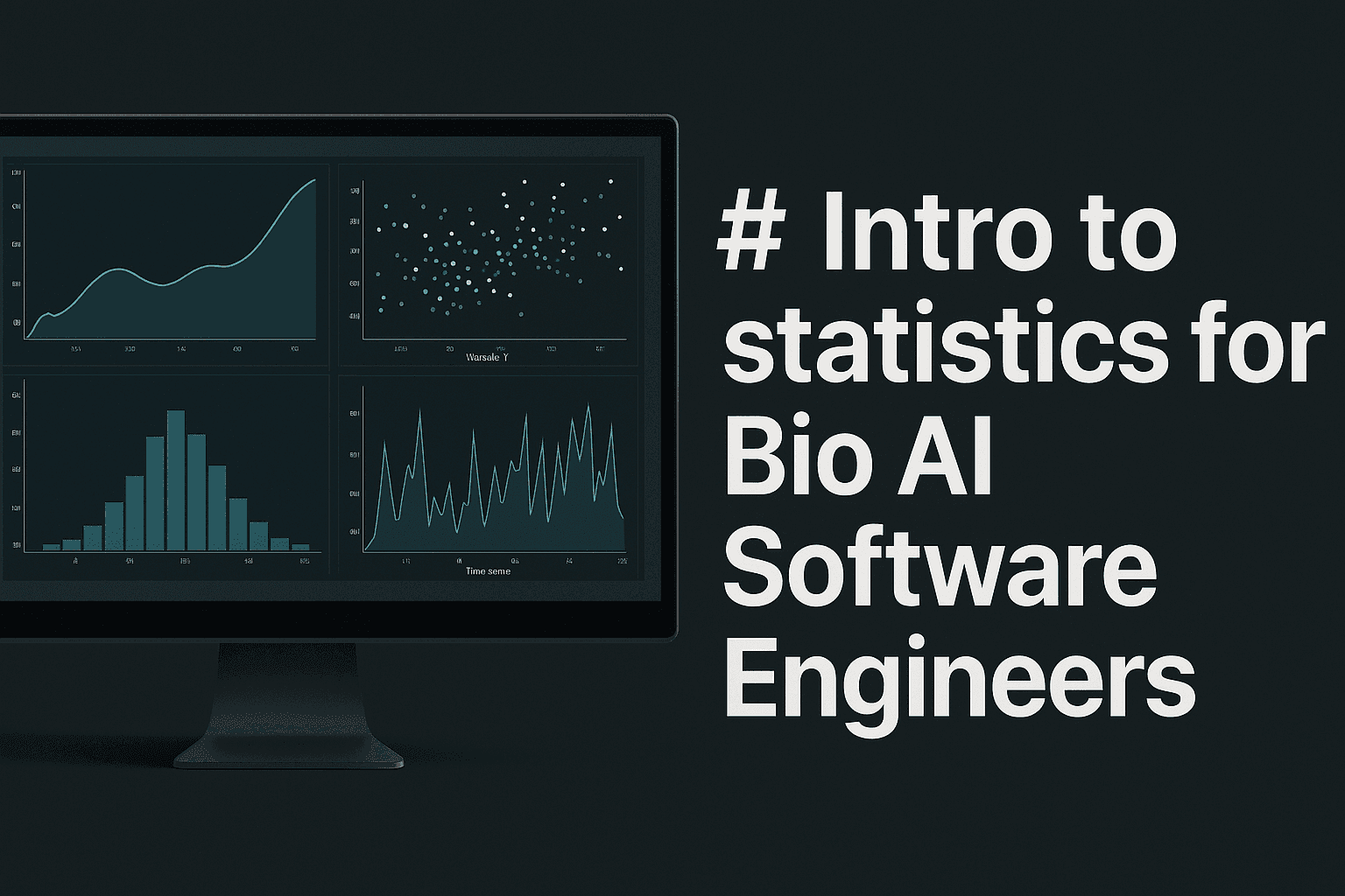 Cover Image for Intro to statistics for Bio AI Software Engineers